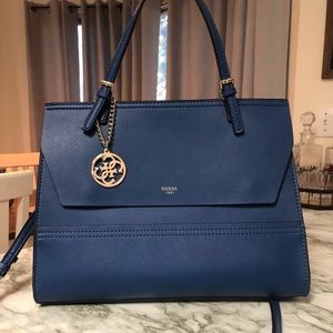 Guess cobalt blue hand bag